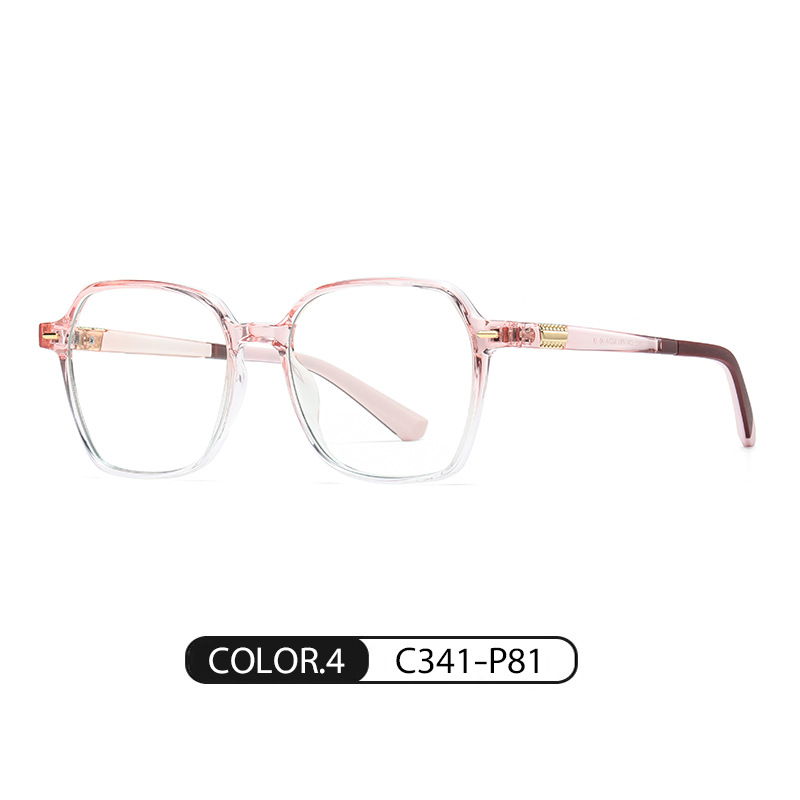 Nuevo Marco de gafas lisas de las mujeres marco grande anti-Luz Azul gafas lisas hombres TJ862 ultra ligero TR90 miopía gafas