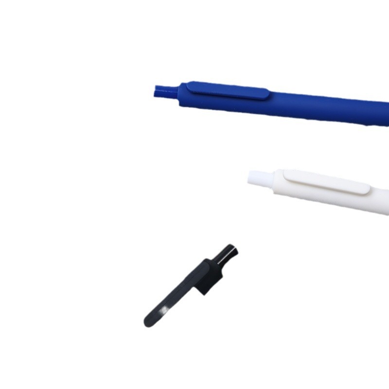 Simple color sólido bolígrafo color caramelo impresión creativa logotipo publicidad pluma prensa gel pluma de agua en stock al por mayor