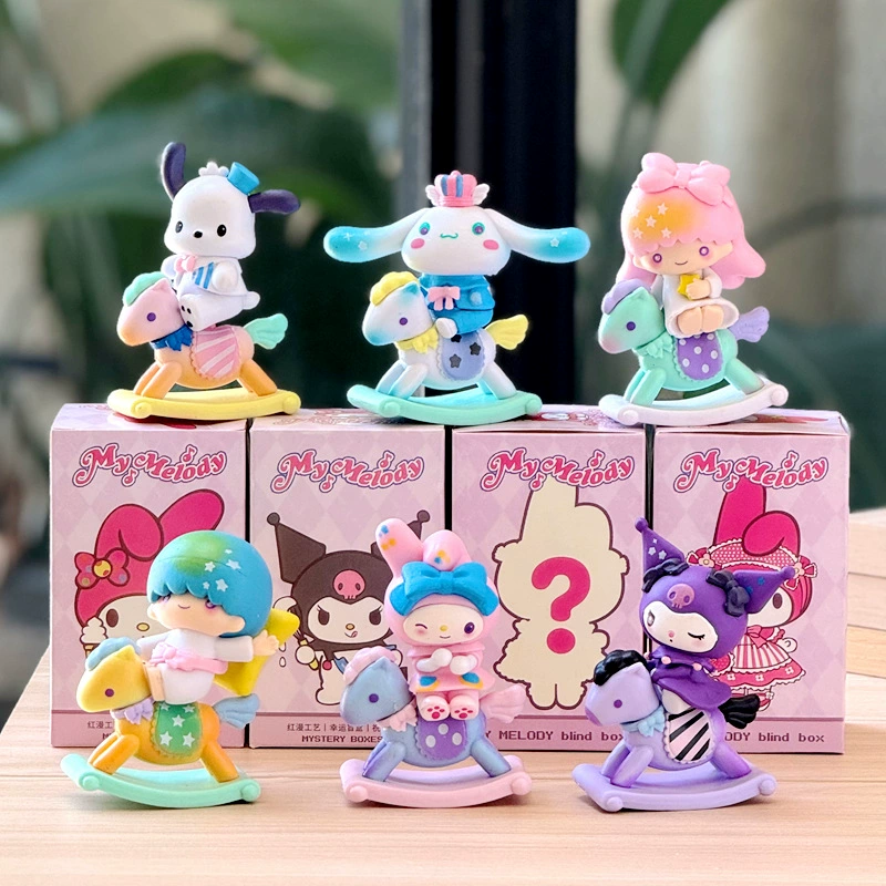 Фигурки Sanrio на качалке Kuromi и My Melody
