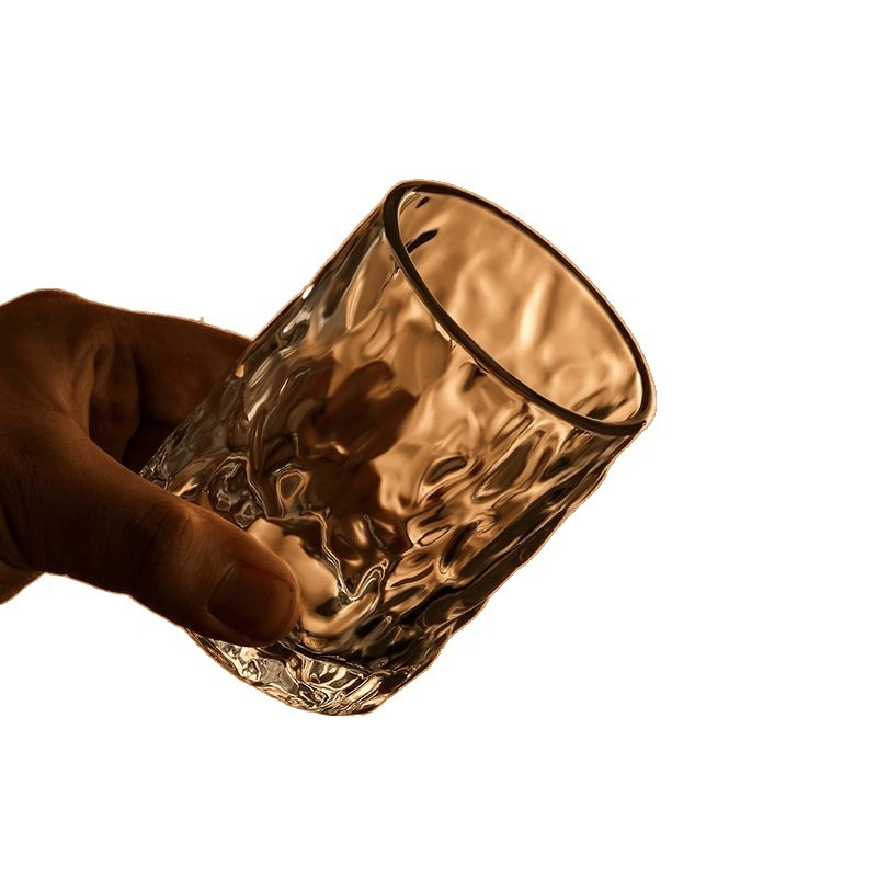 氷河ガラス高価値カップインウォーターカップ家庭用飲料ティーカップセットワイングラス肥厚ビールカップ|undefined