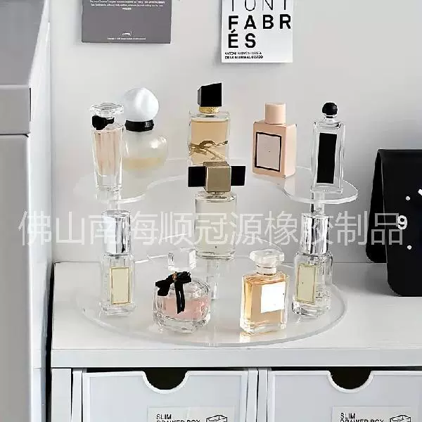 Acrylic perfume, stand, riser, storage system, multilayer tubing, doll, minifigure