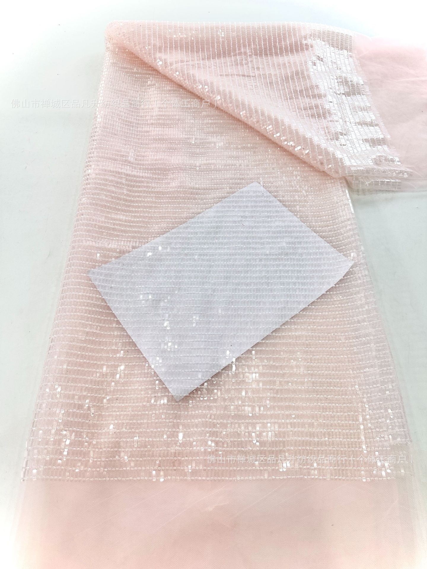 Tejido bordado Roll Sheet Sequin Tejido Gao Ding espectáculo festivo escenario de fiesta vestido de cena Tejido de moda