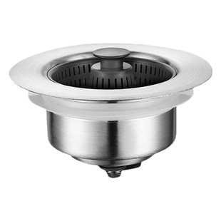 Cross-border a generation of stainless steel kitchen sink bounce core drain sink sink filter basket leakage
