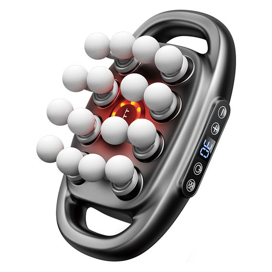Cross-border 16-head fascia gun multi-head massager waist back muscle deep relaxation 16-head massager manufacturers