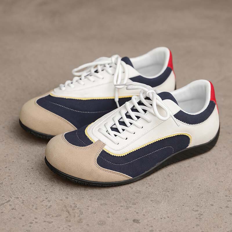 Retro color-blocked flat-soled German training shoes, Jersey-style sports casual sneakers, 26 new models for men Retro color-blocked flat-soled German training shoes, Jersey-style sports casual sneakers, 26 new models for men