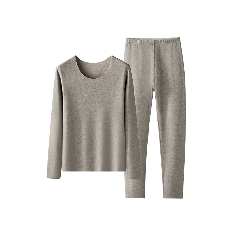 Nueva ropa interior térmica de lana de seda de otoño e invierno para mujer con forro de lana engrosada ropa interior larga Johns traje sin costuras