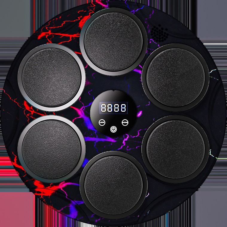 Bluetoothスマート音楽ボクシングターゲット、ボクシングトレーニングデバイス、壁掛けターゲット、格闘技パンチングマシン、反応ターゲット、フィットネス機器、カスタムメイド|undefined