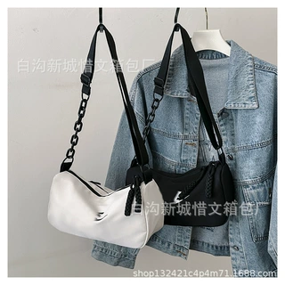 时尚百搭潮流链条单肩包女高级感男女便携斜挎包运动小包厂家批发