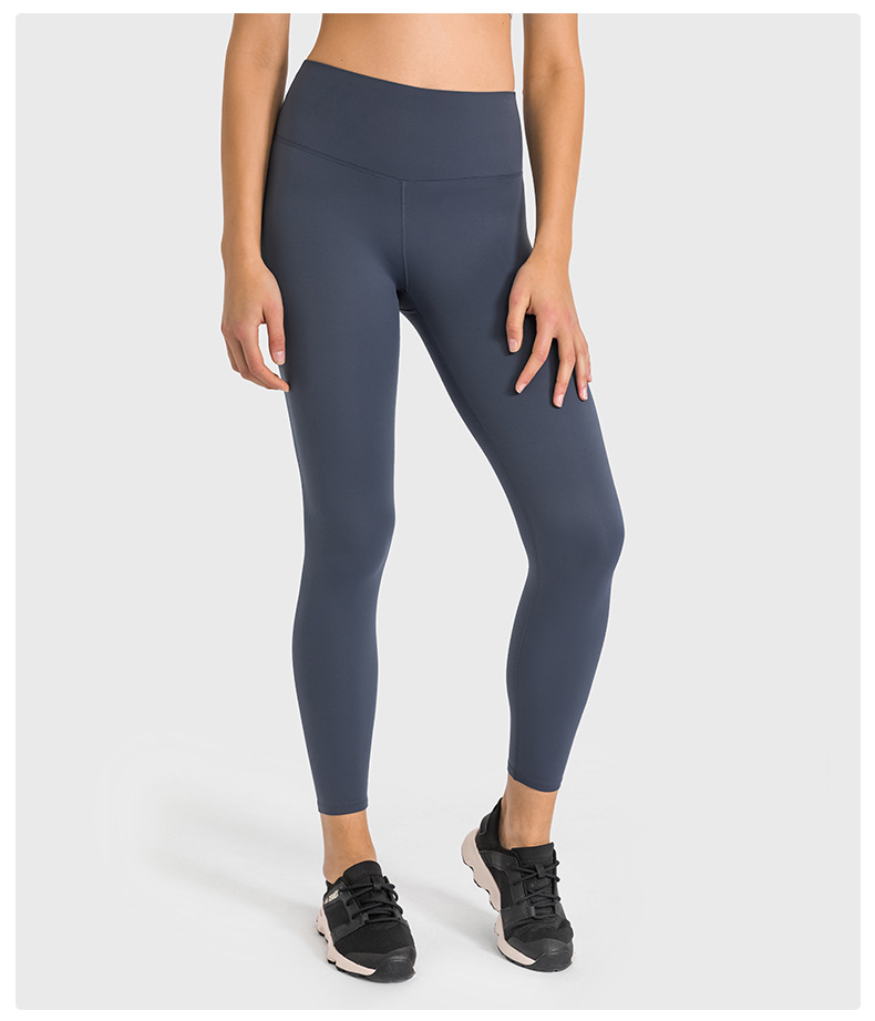 solid color tight-fitting high waist yoga pants NSDQF127108