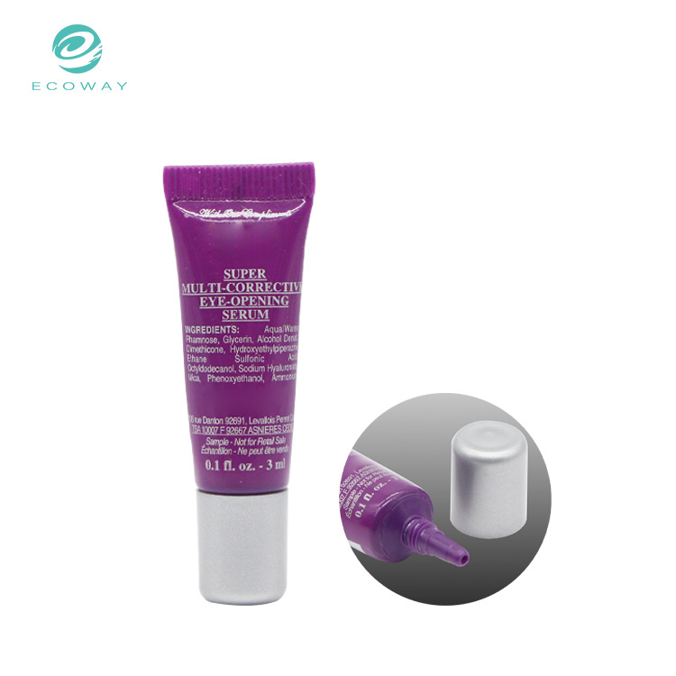 3ml管径16mm眼霜管药膏软管包材 尖嘴头PE塑料软管化妆品包材