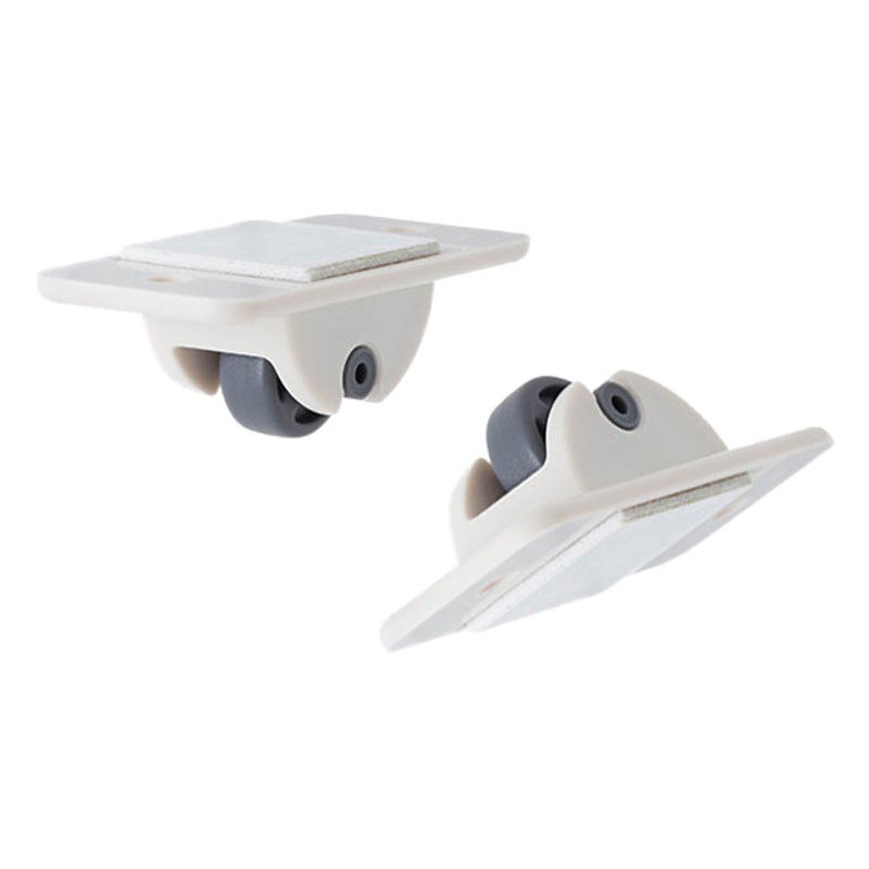 El suministro transfronterizo se puede pegar polea rodillo inferior estante de almacenamiento cama de rueda caja de almacenamiento inferior rueda suministros diarios