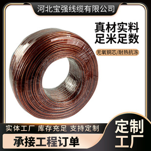Shielded Audio Cable Pure Copper Audio Wire Oxygen-Free Copper Speaker Cable Speaker Wire Amplifier Audio Network Cable Copper Core Double Shielded