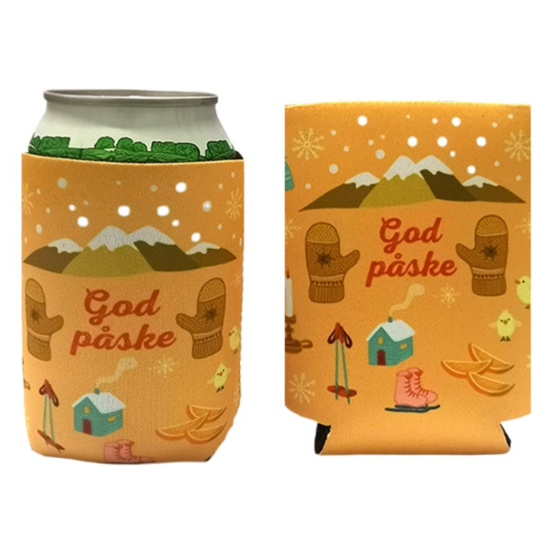 Bsci Certified Factory Neoprene Cup Sleeve with Logo European and American Style Neoprene Beer and Cola Can Insulation Sleeve