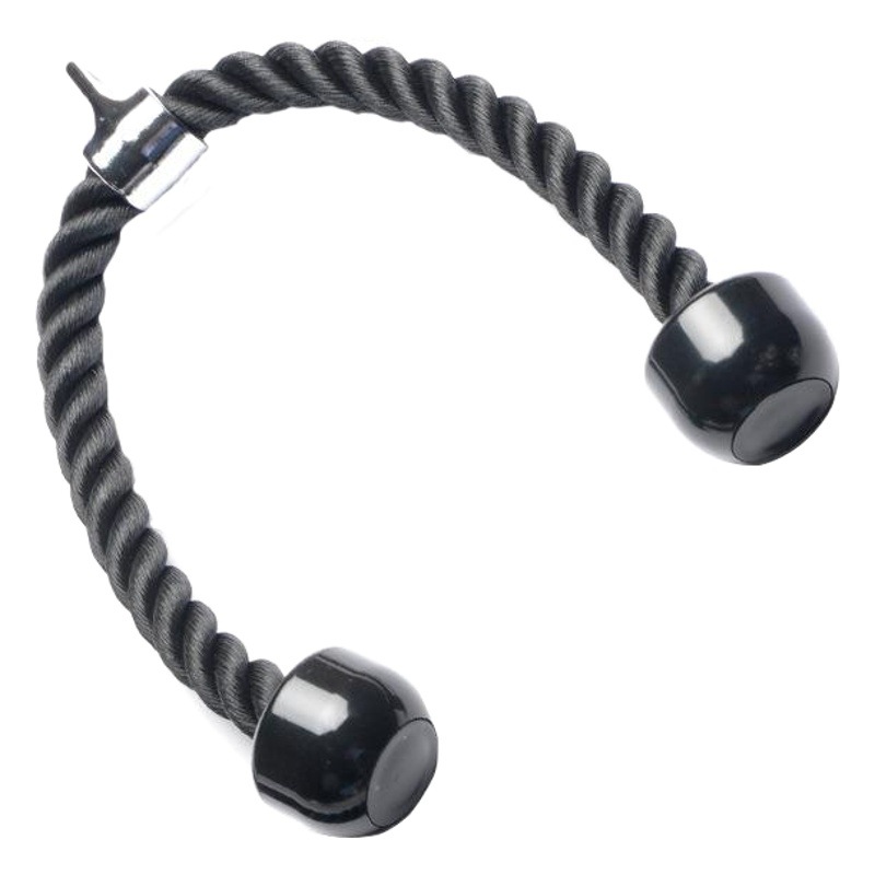 Cuerda de tríceps de doble cabeza cuerda de tracción presión inferior entrenador integral cuerda de tracción dispositivo Tricepspull cuerda