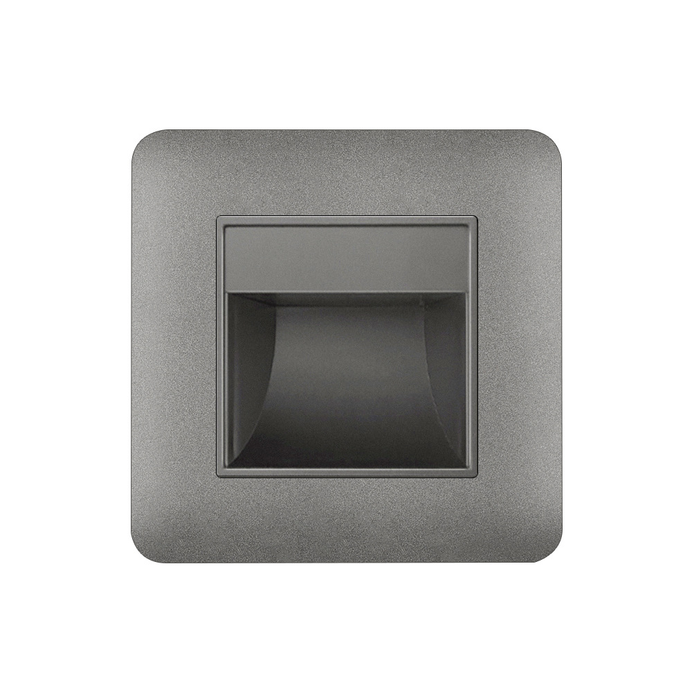 HHH外贸专用凹形嵌入式地脚灯LED小夜灯面板  86型楼梯过道公园地