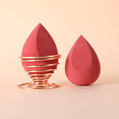 Beauty sponge metal stand, spring egg holder large egg tray puff storage stand sponge rack