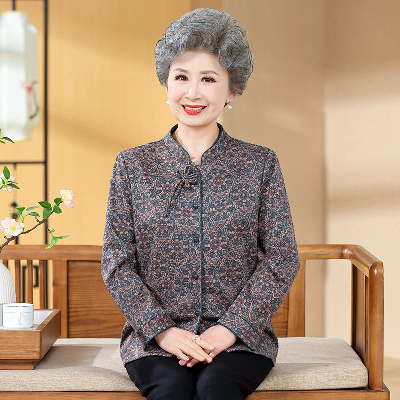 Весенняя рубашка, осенняя куртка для мамы, 60 лет