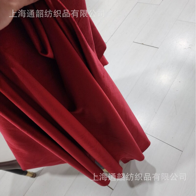 2.8 meters widened and thickened short velvet burgundy flannel stage background cloth curtain cloth conference table fabric Velvet