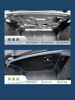 Suitable for 12-25 Models of Audi A6L A4L A7L Trunk Soundproofing Cotton and Trunk Lining Soundproofing Modification