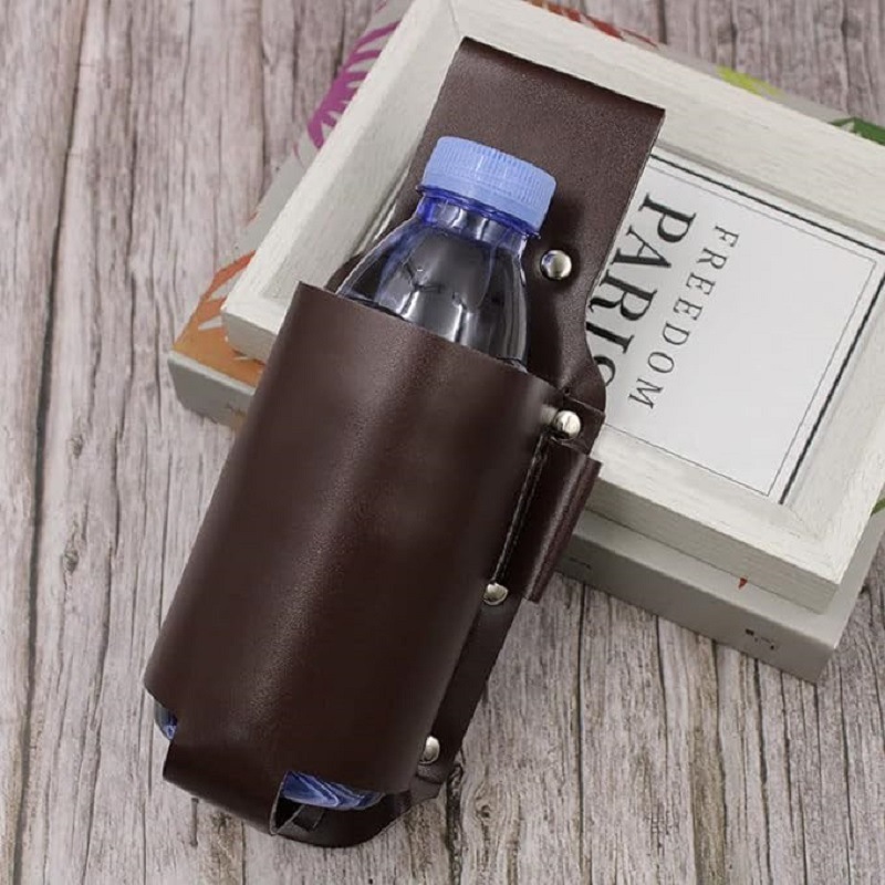 Outdoor Activity Supplies Bar Leather Beer Can Cooler Coke Can Beer Bottle Skin Cover Beverage Bottle Protection Cover