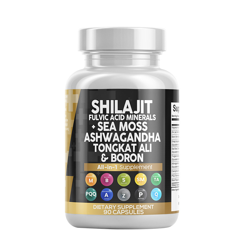 定制跨境胶囊Shilajit Capsules喜来芝胶囊