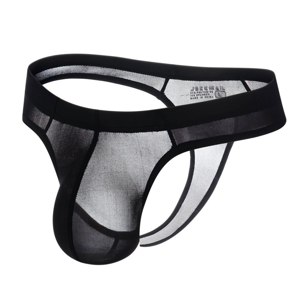 Ice Silk Ultra-thin Semi-transparent Sexy Men's Briefs Bikini T-string Thong Fun And Pleasure_voghion.com
