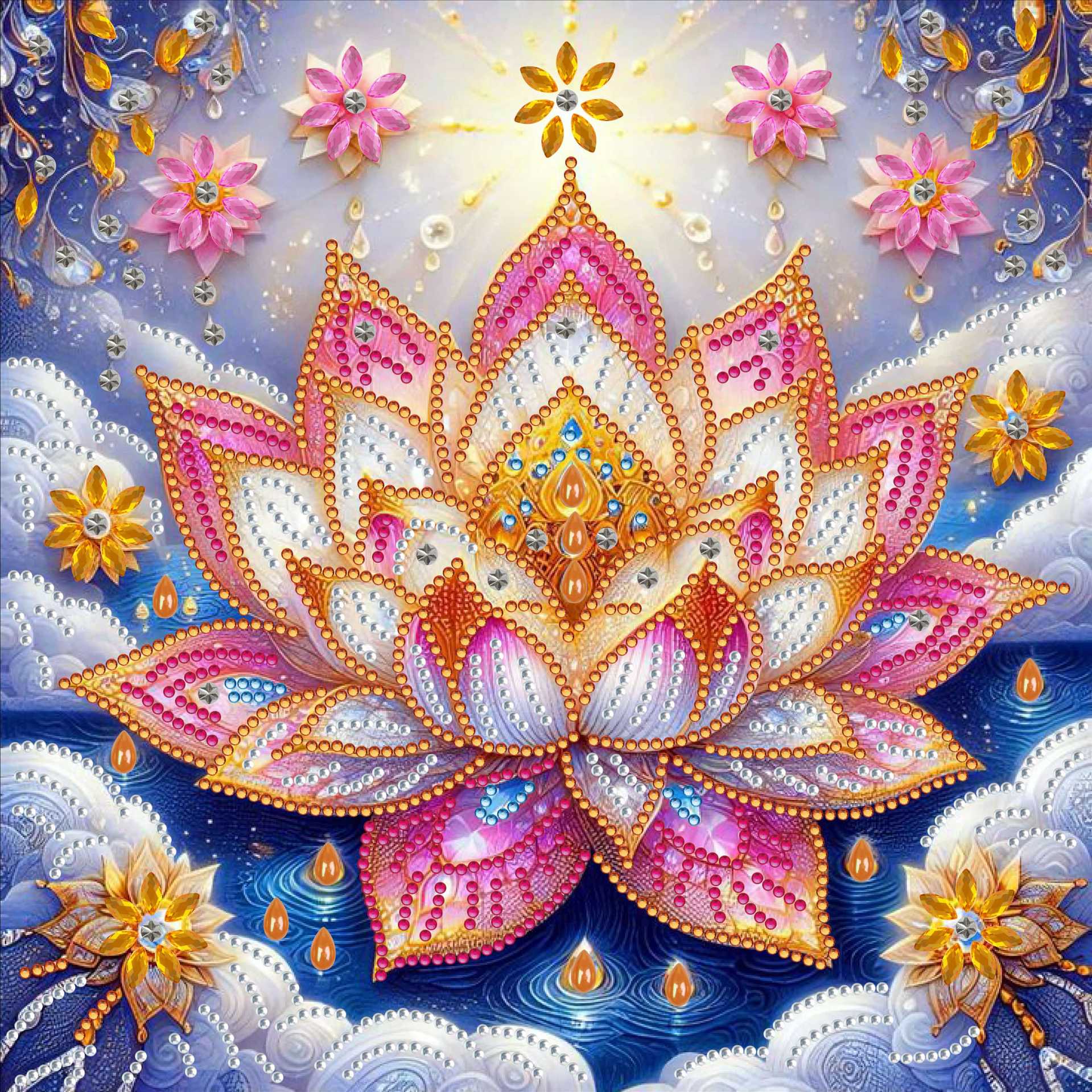 Pintura de Diamantes 5D con Forma Irregular de Princesa de Fantasía, Pintura de Diamantes DIY, Pintura de Diamantes con Puntos de Cristal, 30×30