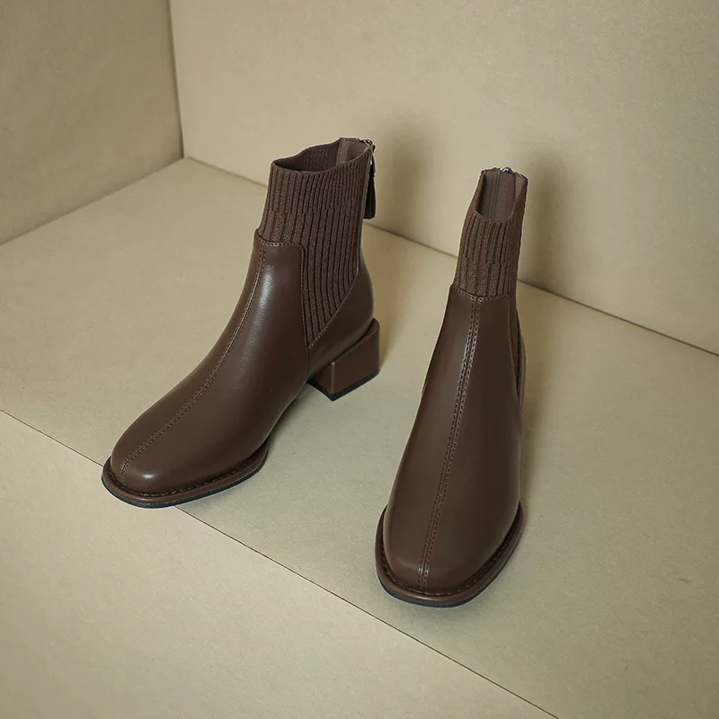 Women’s ankle boots, winter 2023, two finishes (Single, Velver), sizes 34–40