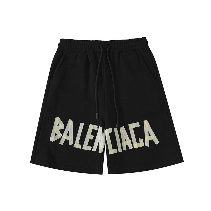 Authentic Paris B Brand Cross-Border Wholesale Summer New Style Tape Letter Casual Shorts for Men and Women, One-Piece Dropshipping Authentic Paris B Brand Cross-Border Wholesale Summer New Style Tape Letter Casual Shorts for Men and Women, One-Piece Dropshipping