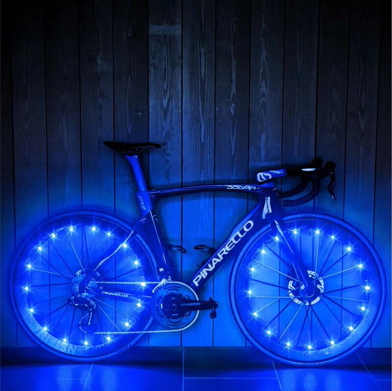 メーカー越境電子商取引自転車ホイールライトホットウィールスポークライトナイトライディングライトタイヤライトナイトランニングライトLEDライトストリング|undefined