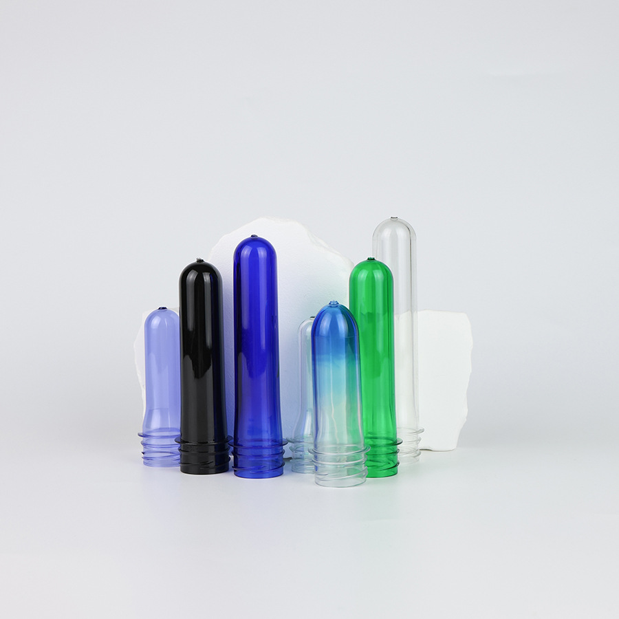 Proveedores de botellas de agua mineral al por mayor 2925 boca botellas de agua PET de grado alimenticio 500ml tubo de botella de plástico en blanco