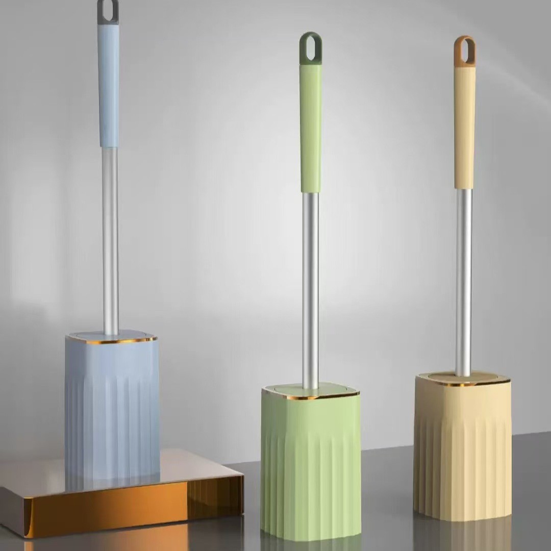 Luxury For Home Use, Dead Angles, Wall-mounted, No Drilling Required, Long-handled Toilet Cleaning Brush_voghion.com