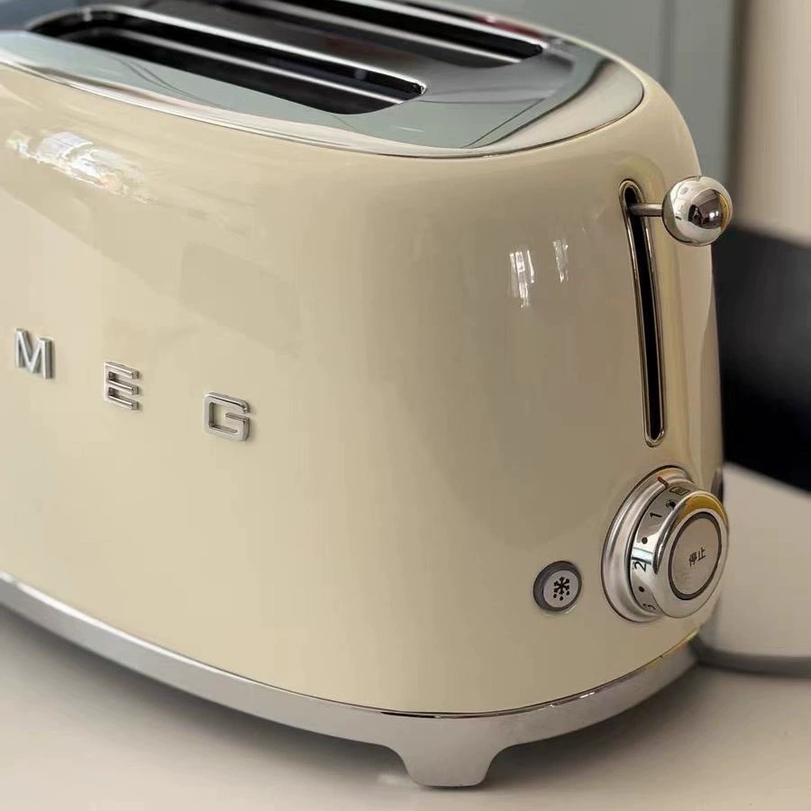 Тостер (SMEG TSF01) — итальянский ретро двухслотовый тостер, компактный дизайн