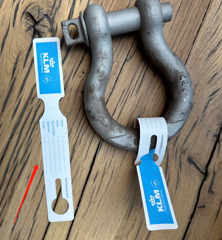 印制法森面料不合格28丝标PET签牌可打孔敲铆钉配挂绳55*25+25MM