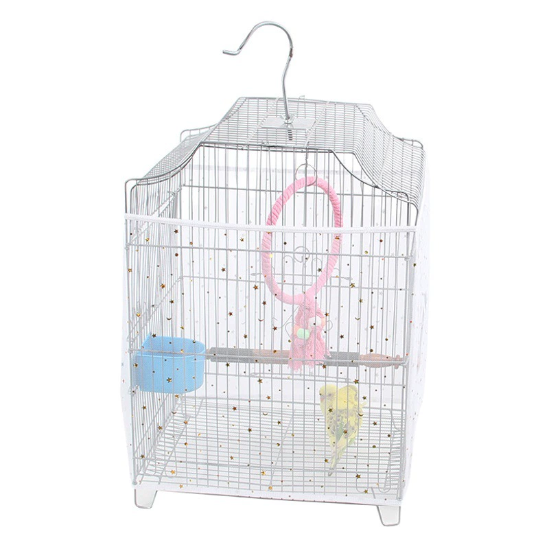 Чехол для птичьей клетки брызгозащищенная сетчатая марлевая ткань Xuanfeng волнистый Попугайчик птичья клетка пыленепроницаемое москитное платье Марлевое покрытие