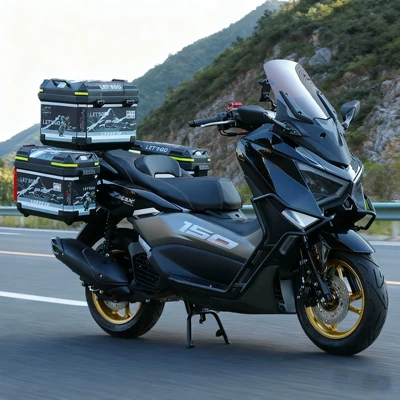 License-able Mengshi Four-Cylinder Cruiser Motorcycle, Majester Fuel-Saving Scooter, Brand New, National Standard IV, Electronic Fuel Injection (Motosikletlər)