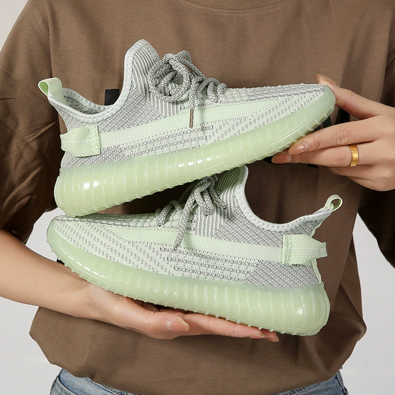 Новинка 2024, весенняя сетчатая обувь Flyweave, женская обувь с кокосом, летняя дышащая повседневная обувь, спортивная обувь, самая популярная модная обувь для папы