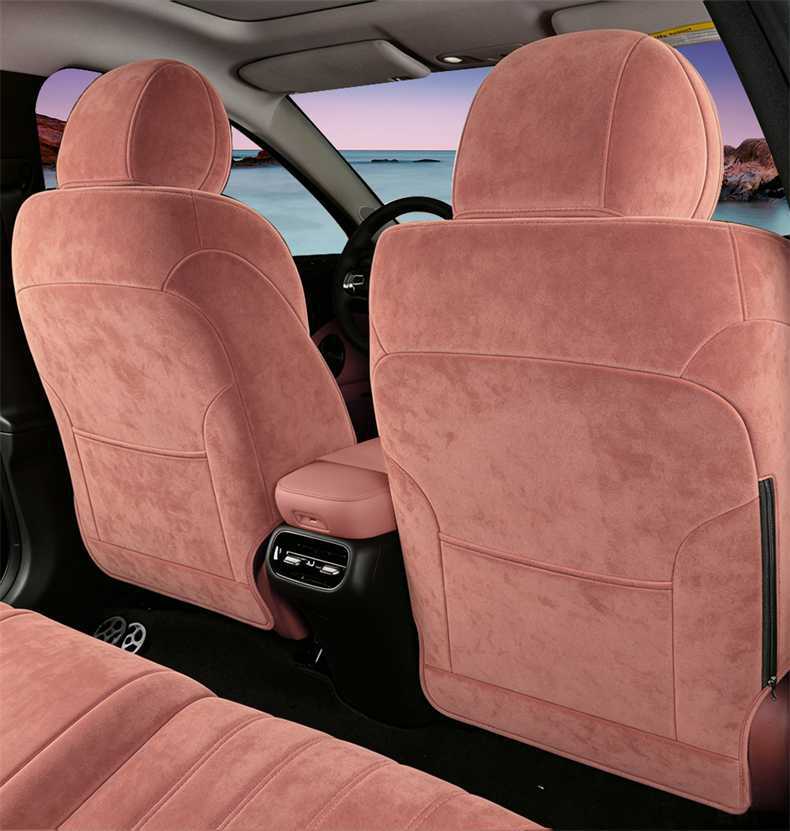 Aisan N60 dedicated car seat cushion, featuring a high-end, plush lambskin-like suede material, suitable for all seasons, and providing full coverage