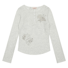 衣品男装美式纯欲薄款防晒长袖T恤女辣妹秋季休闲显瘦个性打底衫