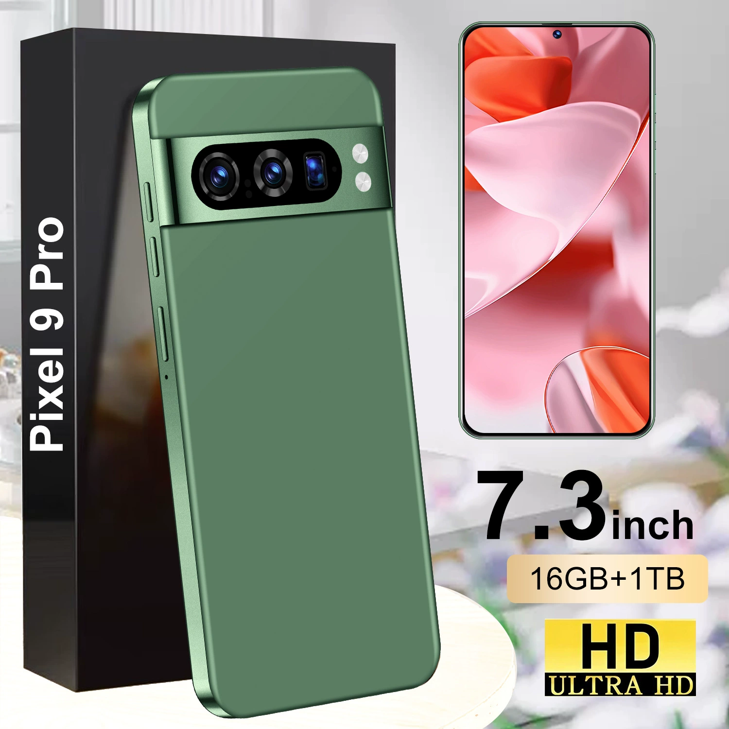 Хит продаж мобильный телефон Pixel9 Pro Android телефон 7,3 дюйма большой экран 16+1T смартфон можно отправлять от имени других