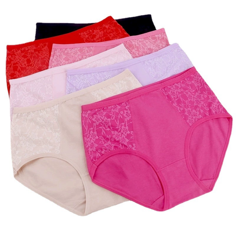 Pants, breathable red underwear, mid rise