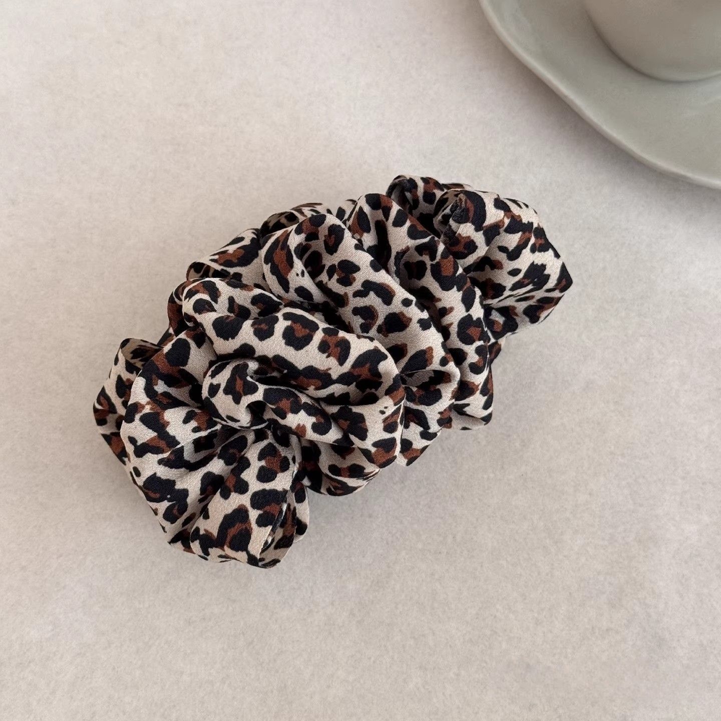 3#Mika leopard print banana clip - base clip length approximately 10cm, overall length approximately 11.5cm