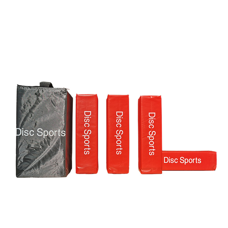 Grupo de construcción de expansión juego Frisbee formación objetivo juego lugar esquina suave seguridad lanzando cuasi logo accesorios al aire libre