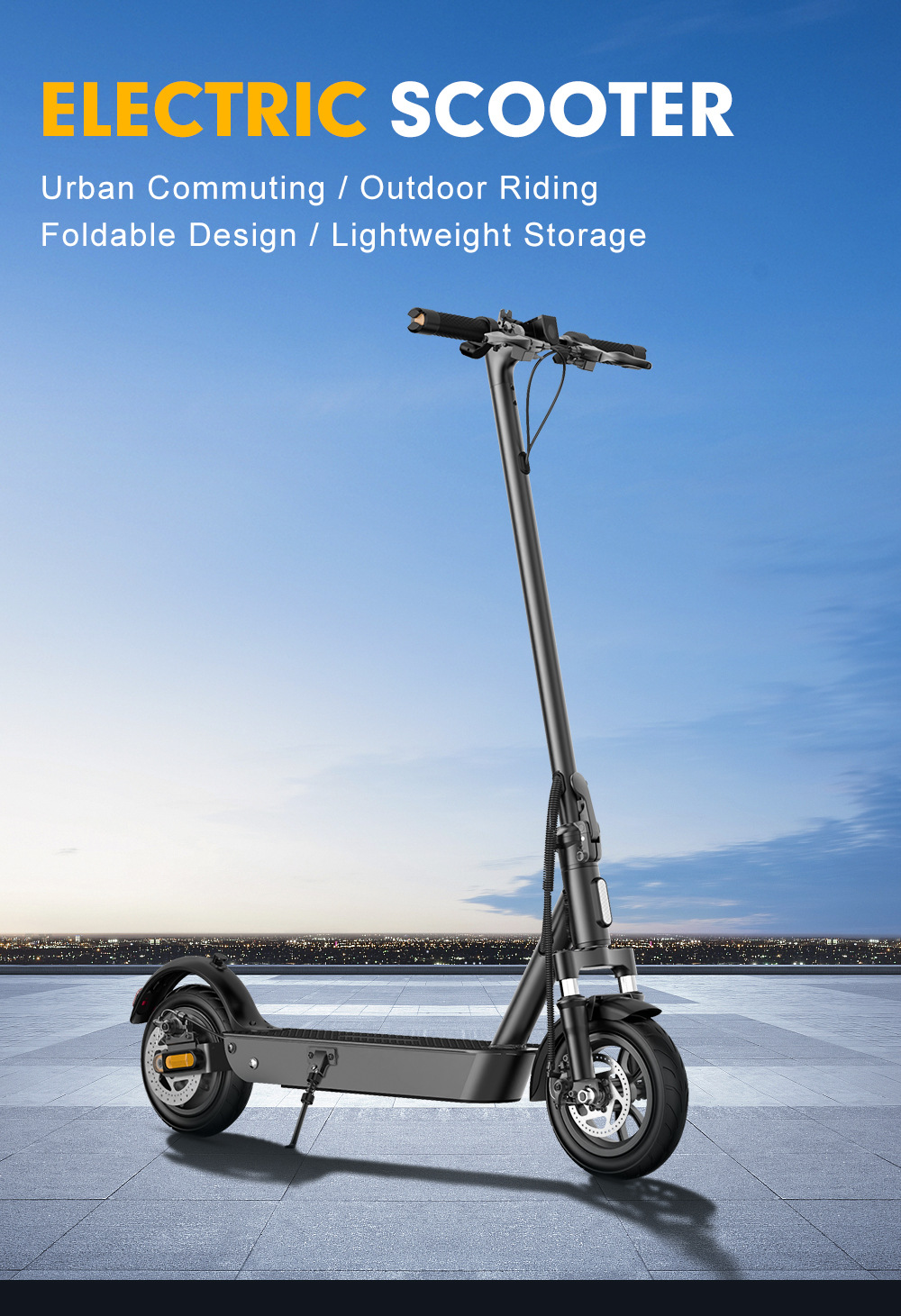 Electric Scooter MK086 High-Power Foldable Scooter Overseas Warehouse Delivery and Wholesale for Europe, America, Australia, and Brazil