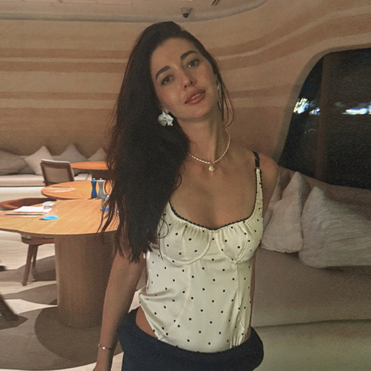 European and American Cross-Border 2026 Spring New Women's Fashion Sexy Versatile Polka Dot Camisole Bodysuit for Women