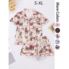 P 26880 Printed Loungewear Set ӡ���Ӽҷ���װ�羳��ó��