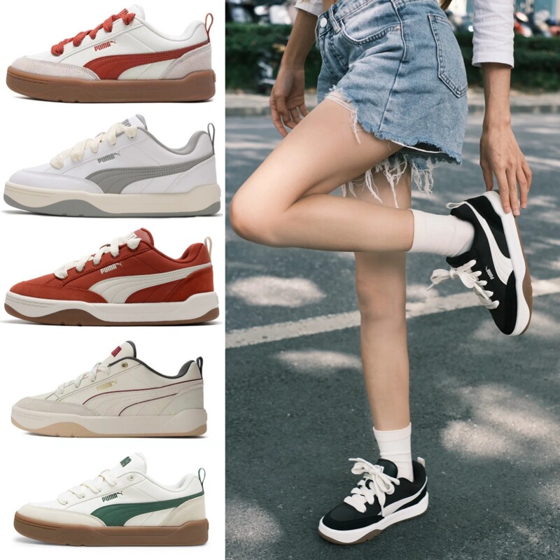 【Original Label and Original Box】Pure Original Pm Red Sneakers with Thick Soles Lifestyle Casual White Shoes for Men and Women with Logo 【Original Label and Original Box】Pure Original Pm Red Sneakers with Thick Soles Lifestyle Casual White Shoes for Men and Women with Logo