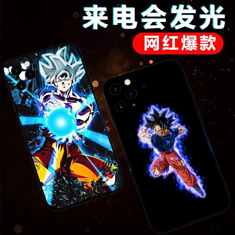 Suitable for Apple 14 Phone Case iPhone 13 Pro Incoming Call Light-Up 15 Anime 12 New Model 17 Pro Male 16 Plus