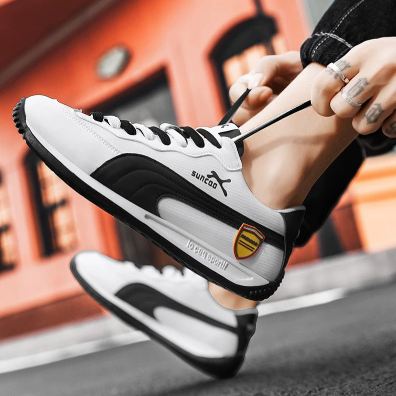 Мужская обувь, обувь для папы, 2023 Весенняя Новая удобная спортивная повседневная обувь, обувь на шнуровке с низким верхом