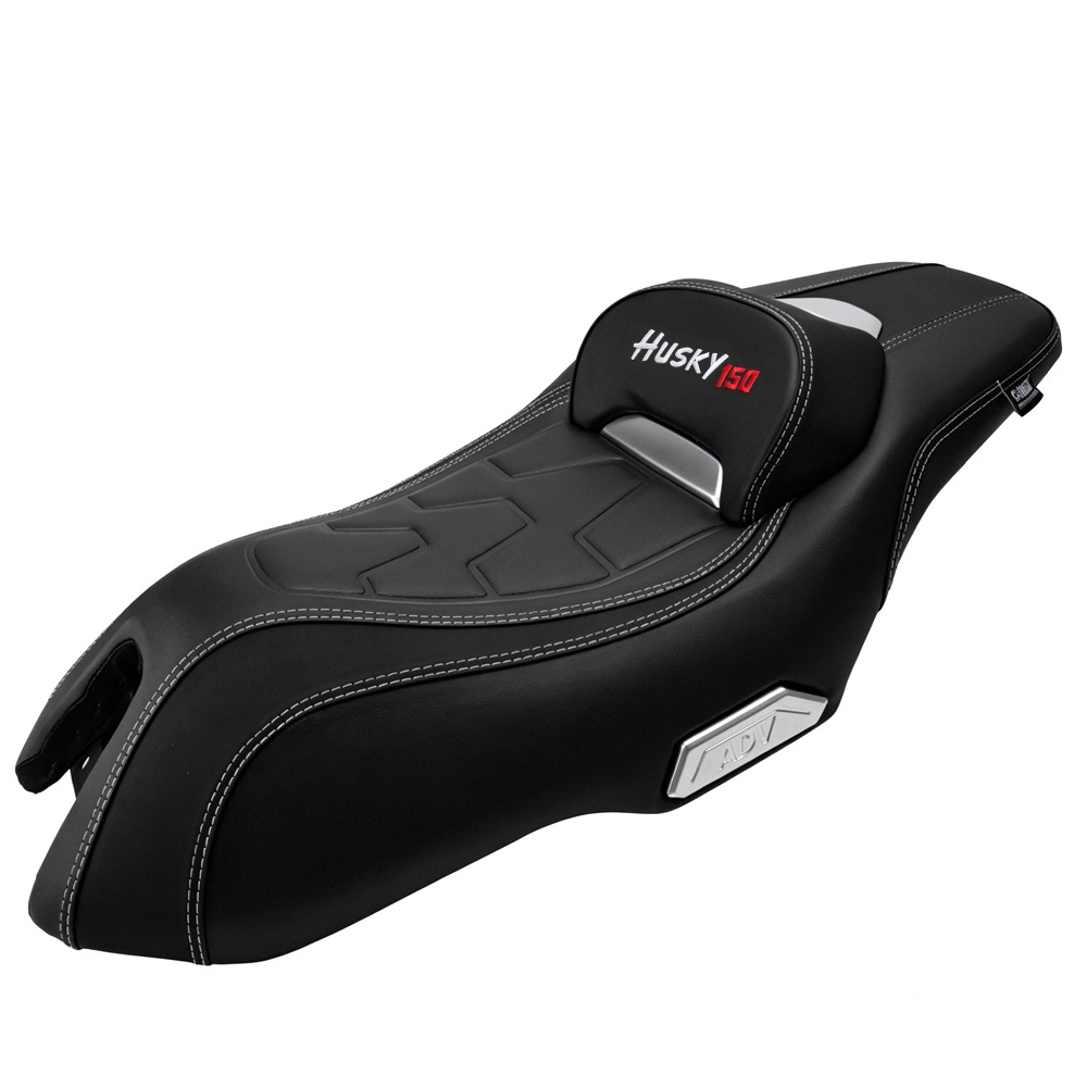 Suitable for Sanyang Husky Adv150 Modified Seat Cushion, Soft Seat with Lumbar Support, Waterproof and Anti-Slip Seat Assembly